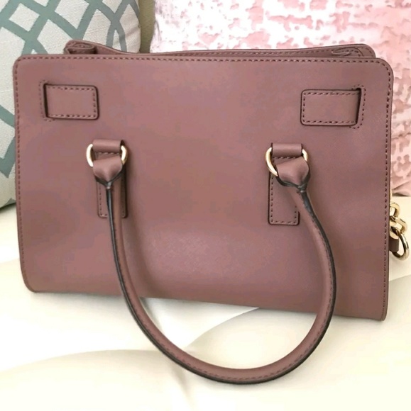 Michael Kors Hamilton in Dusty Rose Saffiano Lthr - Picture 5 of 6